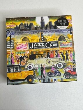 Galison Jazz Age by Michael Storrings 1000 Piece Jigsaw Puzzle Complete